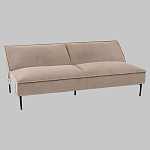 Диван современный вельветовый прямой Worcester Бежевый  варинант исполнения - 4 | Loft Concept во Владивостоке