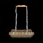 Люстра овальной формы хрустальная в неоклассическом стиле Majesty варинант исполнения - 2 | Loft Concept во Владивостоке