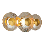 Бра из трех стеклянных фактурных дисков Eyepiece варинант исполнения - 3 | Loft Concept во Владивостоке