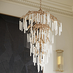 Люстра многоярусная с трубчатыми подвесками Dripping Crystals варинант исполнения - 5 | Loft Concept во Владивостоке