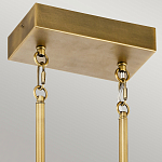 Люстра подвесная прямоугольная цвета латунь Kichler варинант исполнения - 3 | Loft Concept во Владивостоке