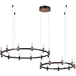 Люстра подвесная с цилиндрическими плафонами на двух круглых подвесах  Arnaut Light варинант исполнения - 2 | Loft Concept во Владивостоке