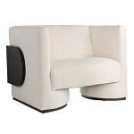 Кресло Florida Lounge Chair с элегантным деревянным декором  варинант исполнения - 1 | Loft Concept во Владивостоке