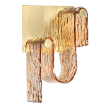 Бра волнистой формы из фактурного стекла Wave варинант исполнения - 5 | Loft Concept во Владивостоке