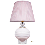 Настольная лампа керамическая Pink lampshade варинант исполнения - 1 | Loft Concept во Владивостоке