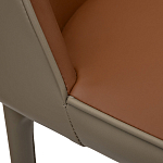 Стул барный с терракотовой обивкой из экокожи Spectacular High Chair варинант исполнения - 3 | Loft Concept во Владивостоке