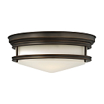 Потолочный светильник с белым матовым стеклянным плафоном в форме перевернутого конуса Hinkley варинант исполнения - 12 | Loft Concept во Владивостоке