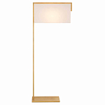 Торшер с прямоугольным абажуром на золотом металлическом каркасе Rectangular Plane  варинант исполнения - 4 | Loft Concept во Владивостоке