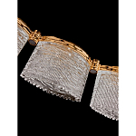 Люстра линейная с текстурными овальными абажурами Splendor Palace Style варинант исполнения - 4 | Loft Concept во Владивостоке