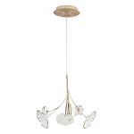 Подвесной светильник с белыми и прозрачными цветочными лепестками Wintery flovers варинант исполнения - 1 | Loft Concept во Владивостоке