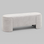 Банкетка Taks букле светло-серый варинант исполнения - 1 | Loft Concept во Владивостоке