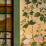 Обои ручная роспись Four Seasons Original colourway on painted Xuan paper with gold ombre варинант исполнения - 3 | Loft Concept во Владивостоке