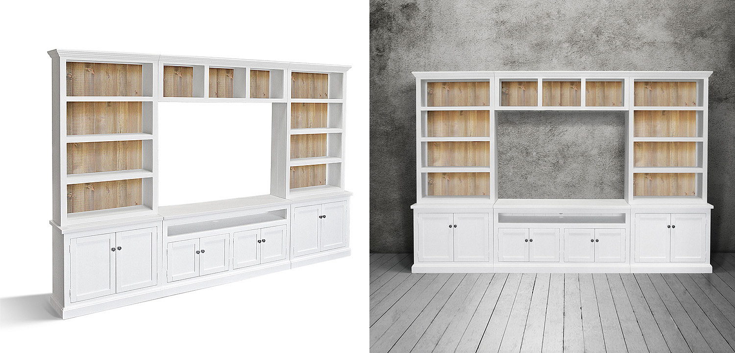 Шкаф-стеллаж Rachele Provence HARMONIE Glacier White Шкаф-стеллаж Rachele Provence HARMONIE Glacier White - Loft-Concept во Владивостоке