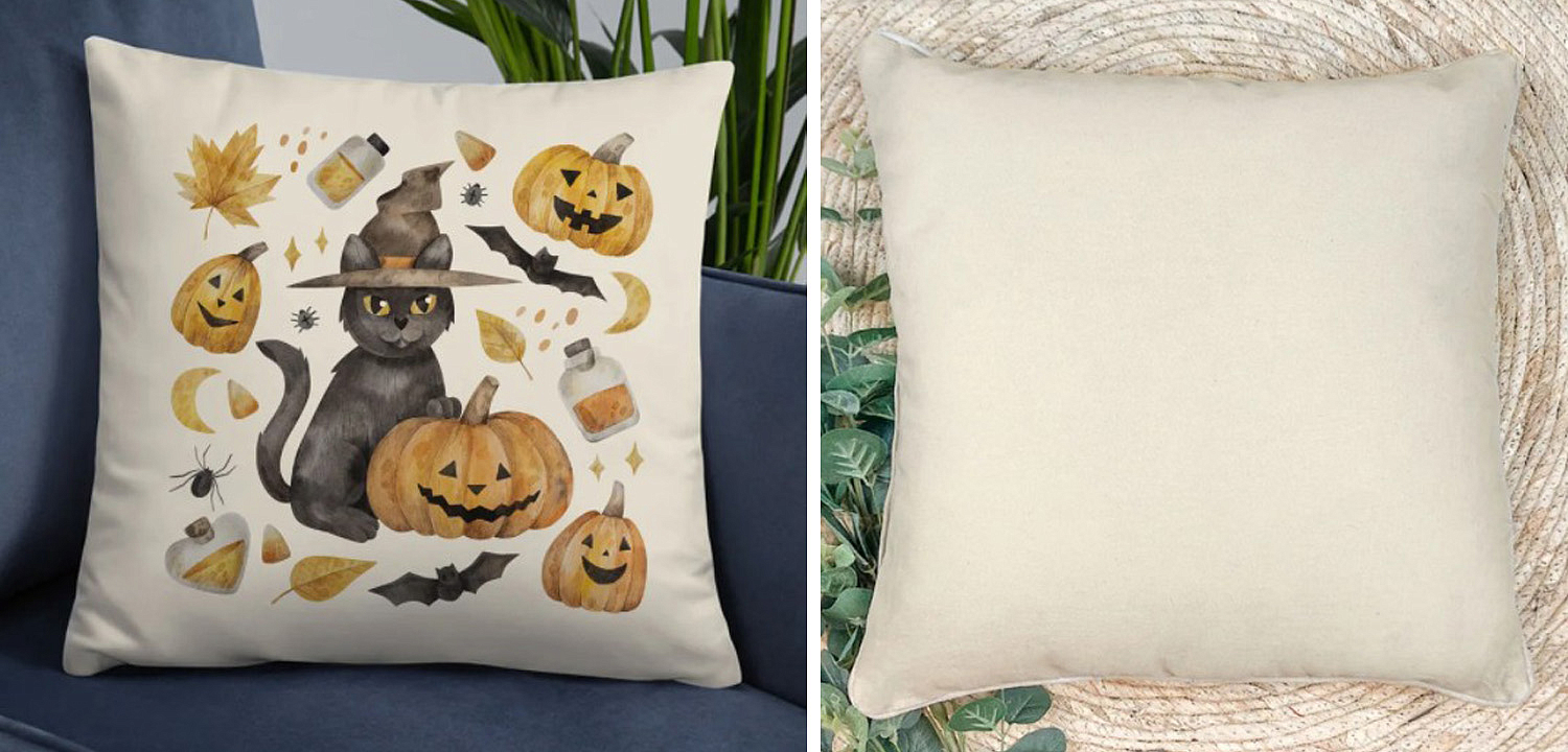 Подушка Halloween Pumpkin Cat Подушка Halloween Pumpkin Cat - Loft-Concept во Владивостоке