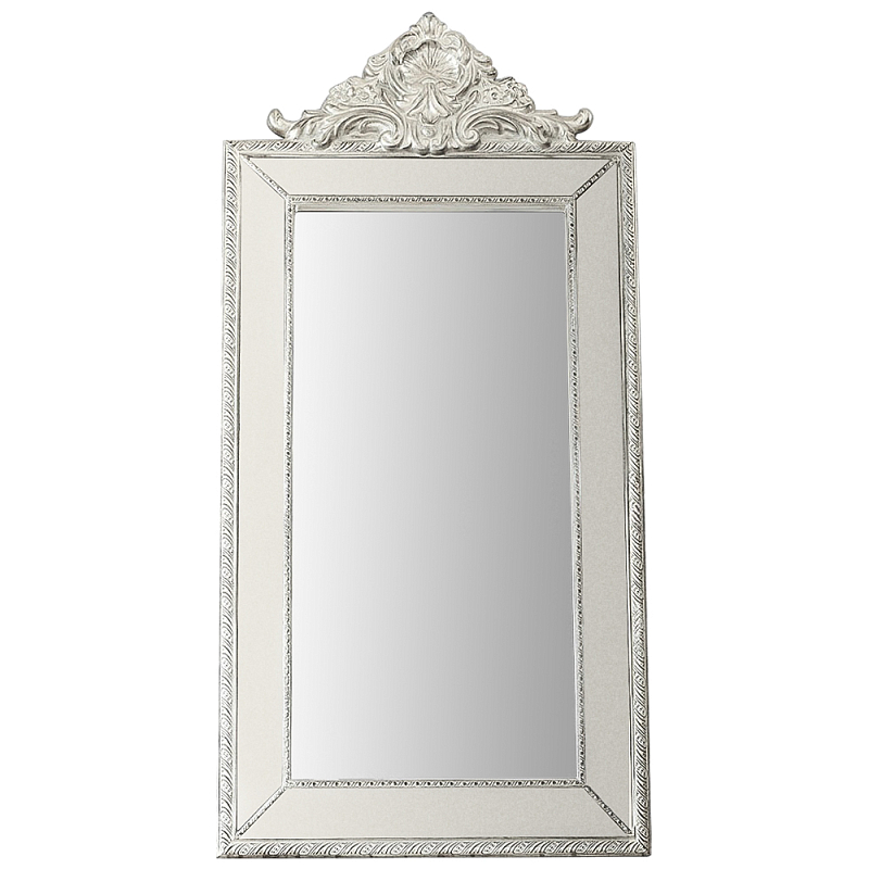 Зеркало в зеркальной раме Romilly Mirror Зеркало Светло-бежевый Серебряный Зеркало в зеркальной раме Romilly Mirror Зеркало Светло-бежевый Серебряный во Владивостоке | Loft Concept