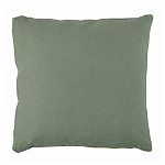 Подушка декоративная хлопковая мятного цвета с абстрактным принтом Elysian Flow Breeze варинант исполнения - 2 | Loft Concept во Владивостоке