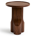 Приставной столик из массива дерева Walnut Triple варинант исполнения - 3 | Loft Concept во Владивостоке