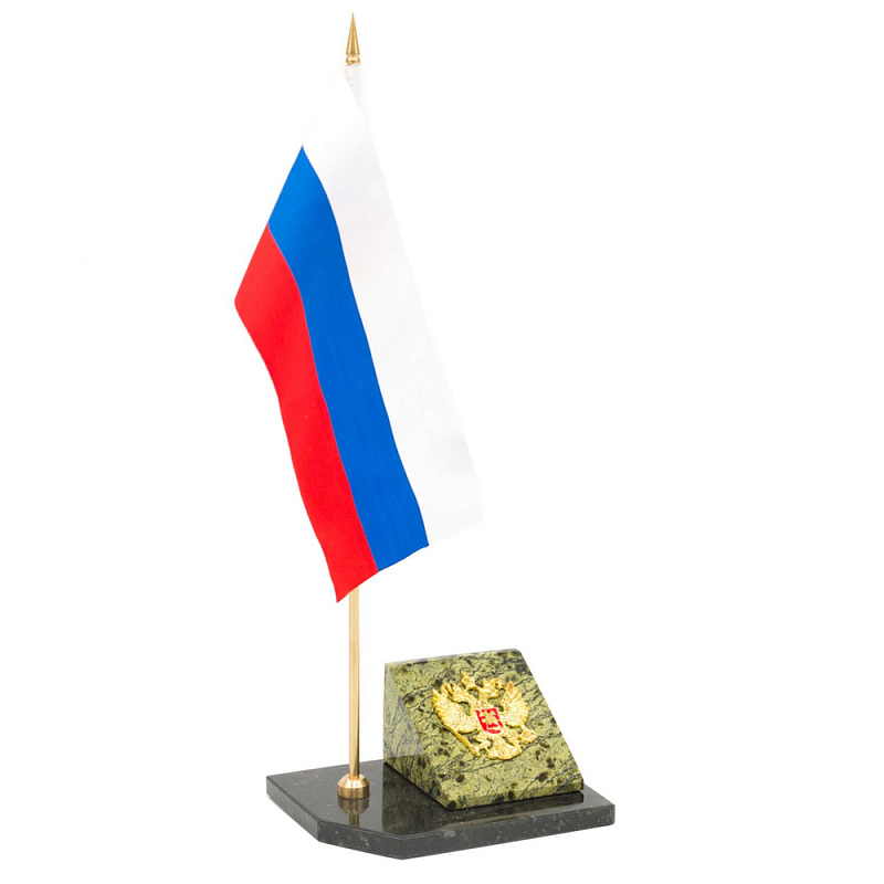 Флагшток с гербом России из натурального камня змеевик Stone Flagpole Змеевик Флагшток с гербом России из натурального камня змеевик Stone Flagpole Змеевик во Владивостоке | Loft Concept