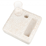 Керамический столик на деревянных ножках «Квадро» варинант исполнения - 1 | Loft Concept во Владивостоке