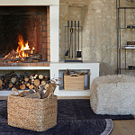 Пуф из шерсти Berthe Fluffy Pouf варинант исполнения - 3 | Loft Concept во Владивостоке