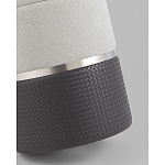 Пуф Mauldine с ящиком серо-черный с экокожей варинант исполнения - 3 | Loft Concept во Владивостоке