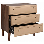 Комод бежевый из массива бука с 3-мя ящиками Wenge Light варинант исполнения - 3 | Loft Concept во Владивостоке