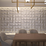 Гипсовая 3D панель с принтографией PM-26 варинант исполнения - 1 | Loft Concept во Владивостоке