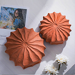 Ваза керамическая в виде круглой терракотовой морской раковины Galapagos варинант исполнения - 5 | Loft Concept во Владивостоке