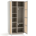 Шкаф с двумя дверцами из плетеного ротанга Tomio Wicker Furniture варинант исполнения - 3 | Loft Concept во Владивостоке