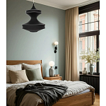 Подвесной вязаный черный светильник «Моника» варинант исполнения - 4 | Loft Concept во Владивостоке