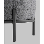 Пуф Стоун букле Fluffy темно-серый варинант исполнения - 4 | Loft Concept во Владивостоке