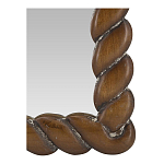 Зеркало с текстурной рамой из натурального дерева  Pine Wall Mirror варинант исполнения - 3 | Loft Concept во Владивостоке