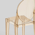 Прозрачный стул с янтарным оттенком LOUIS GHOST CHAIR варинант исполнения - 6 | Loft Concept во Владивостоке