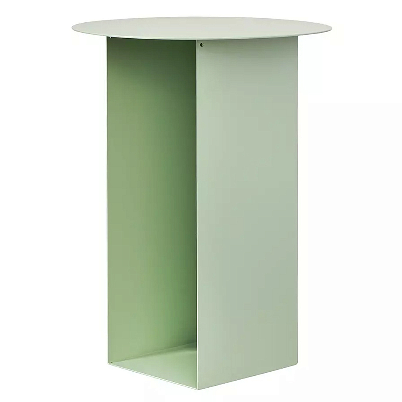 Журнальный столик с круглой столешницей и нишей для хранения Modern Table with Shelf Зеленый Сливовый Журнальный столик с круглой столешницей и нишей для хранения Modern Table with Shelf Зеленый Сливовый во Владивостоке | Loft Concept