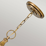 Люстра подвесная цвета латунь с прозрачным овальным стеклянным плафоном Hinkley варинант исполнения - 3 | Loft Concept во Владивостоке