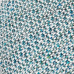 Дизайнерское круглое мягкое кресло в голубой пестрой обивке Roux Round Armchair варинант исполнения - 7 | Loft Concept во Владивостоке