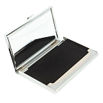 Визитница карманная металлическая с накладкой из натурального камня Яшма Stone Business Card Holders варинант исполнения - 3 | Loft Concept во Владивостоке