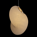 Подвесной светильник белый с фигурным тканевым плафоном White Whirlwinds варинант исполнения - 4 | Loft Concept во Владивостоке