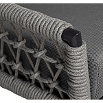 Диван двухместный уличный темно-серый Street Bliss варинант исполнения - 2 | Loft Concept во Владивостоке