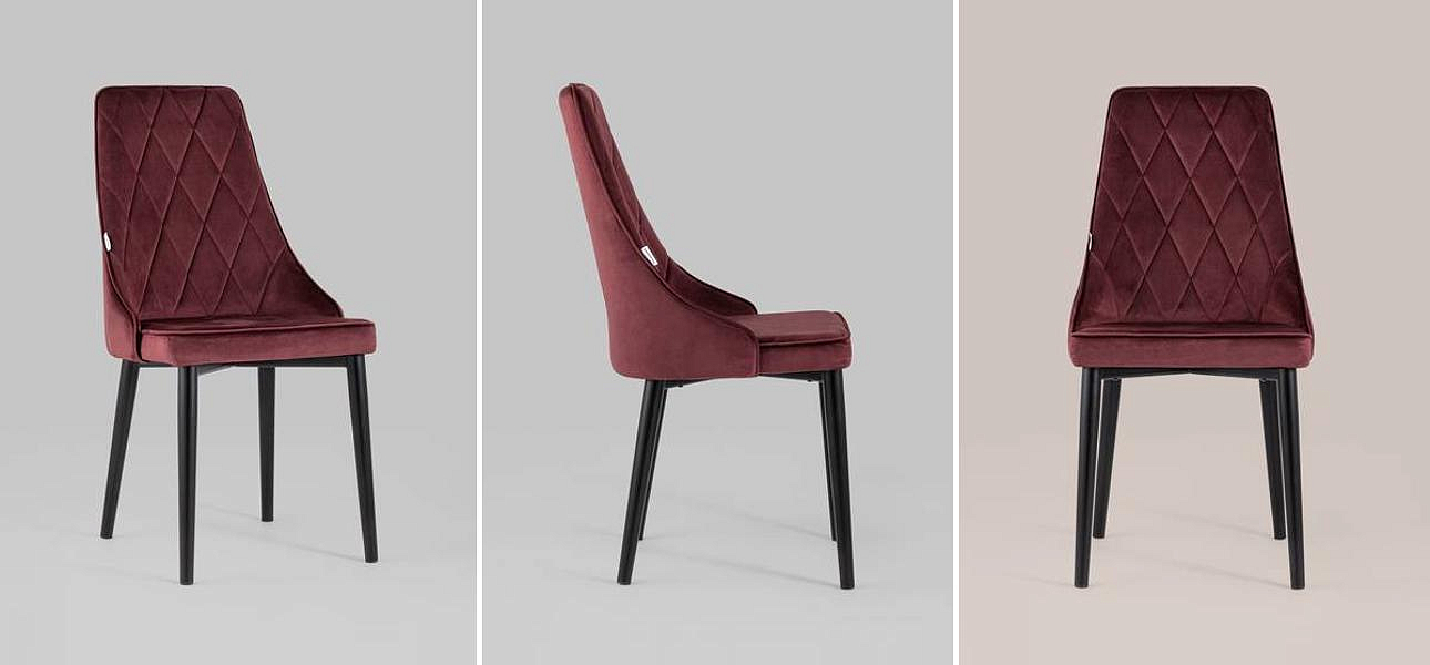 Стул Versailles Chair Цвет Винный Велюр Стул Versailles Chair Цвет Винный Велюр - Loft-Concept во Владивостоке