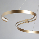 Люстра подвесная светодиодная в виде волнообразной ленты Ribbon Vortex варинант исполнения - 23 | Loft Concept во Владивостоке