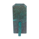 Часы погон ВС подарочные настольные из натурального камня Змеевик Military Clock варинант исполнения - 18 | Loft Concept во Владивостоке