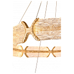 Люстра кольцевая с текстурным природным рисунком IceFlame варинант исполнения - 5 | Loft Concept во Владивостоке