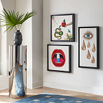 Панно Змея и яблоко вышивка бисер MUSE SNAKE & APPLE BEADED ART варинант исполнения - 1 | Loft Concept во Владивостоке