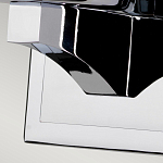 Бра для ванных комнат с белым цилиндрическим плафоном на прямоугольном основании цвета хром Feiss варинант исполнения - 4 | Loft Concept во Владивостоке