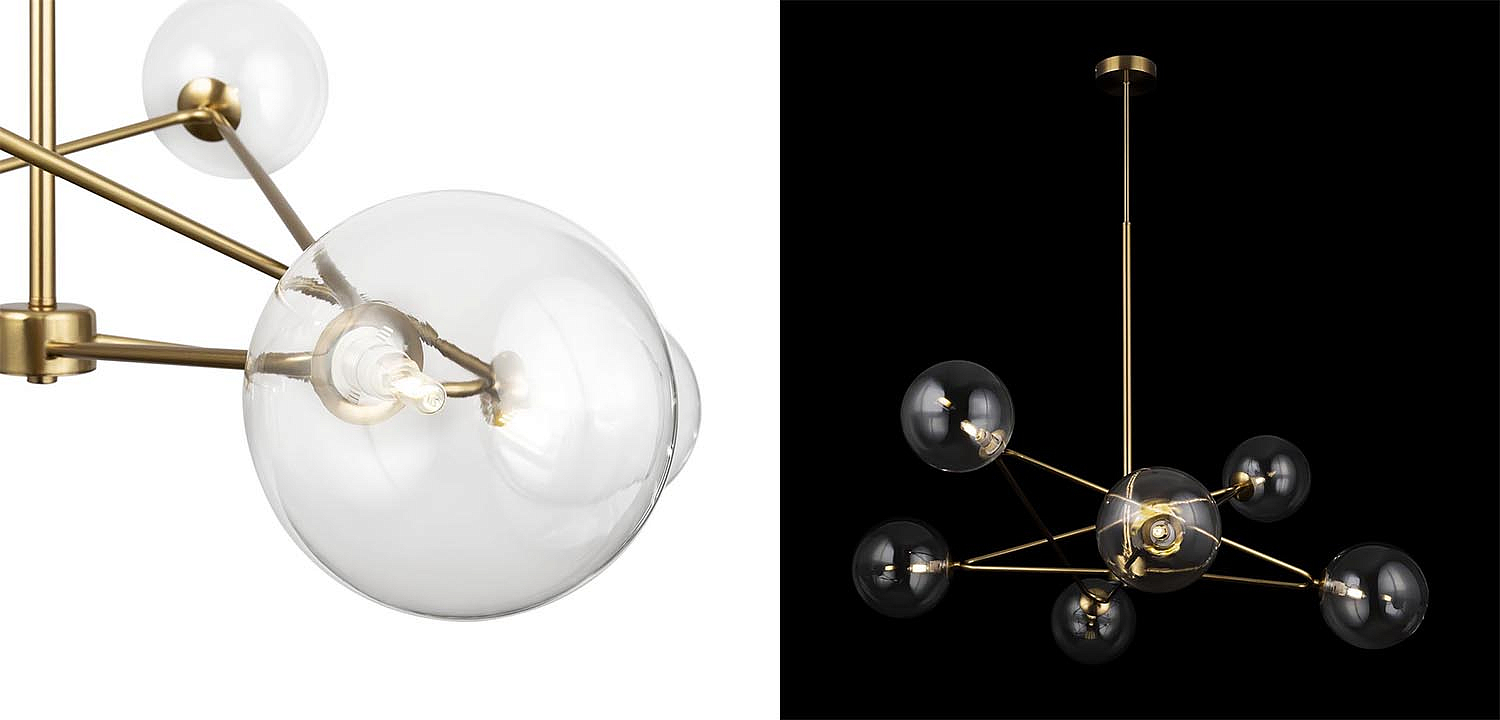 Люстра Chandelier Constellation Orbs Transparent Люстра Chandelier Constellation Orbs Transparent - Loft-Concept во Владивостоке