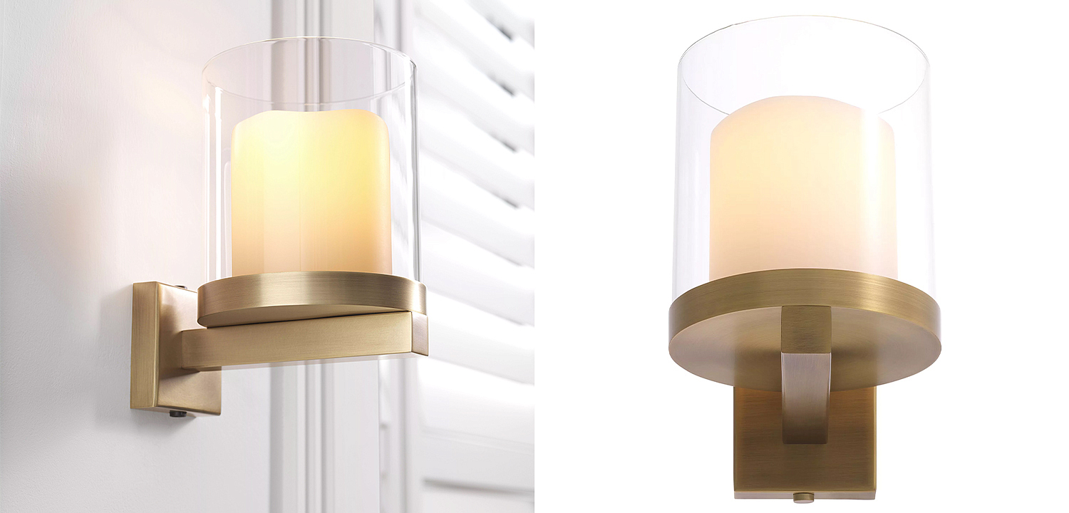 Бра Eichholtz Wall Lamp Donovan Brass Бра Eichholtz Wall Lamp Donovan Brass - Loft-Concept во Владивостоке
