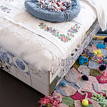 Дизайнерская кровать с системой хранения варинант исполнения - 4 | Loft Concept во Владивостоке