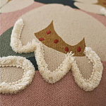 Подушка с цветочным принтом и кисточками Blooming Elegance Daisy варинант исполнения - 6 | Loft Concept во Владивостоке