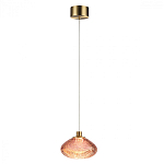 Подвесной светильник с прозрачным стеклянным плафоном округлой формы Effervia  варинант исполнения - 4 | Loft Concept во Владивостоке